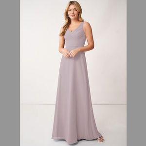 Azazie Nala Bridesmaid Dress in Color Dusk Size A8